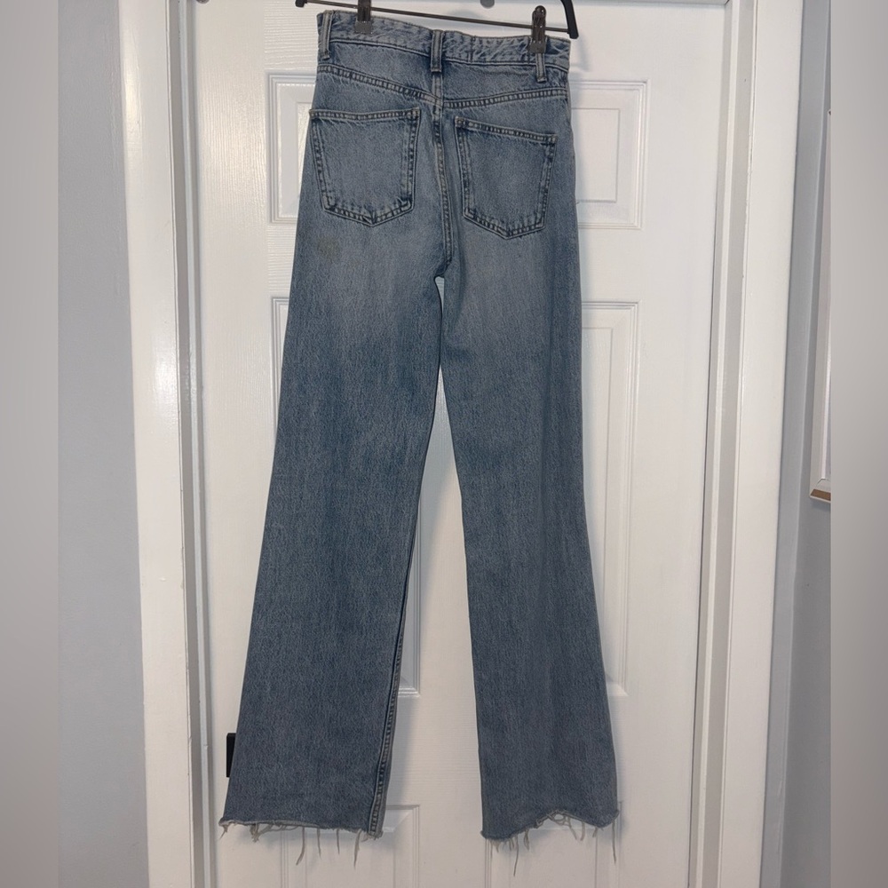 Zara Light Blue Flare Jeans